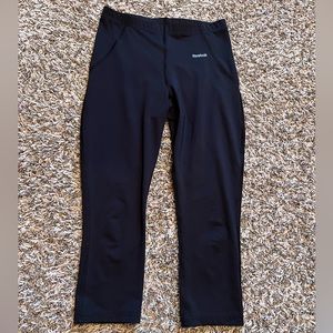 Reebok Black Capri Leggings XS